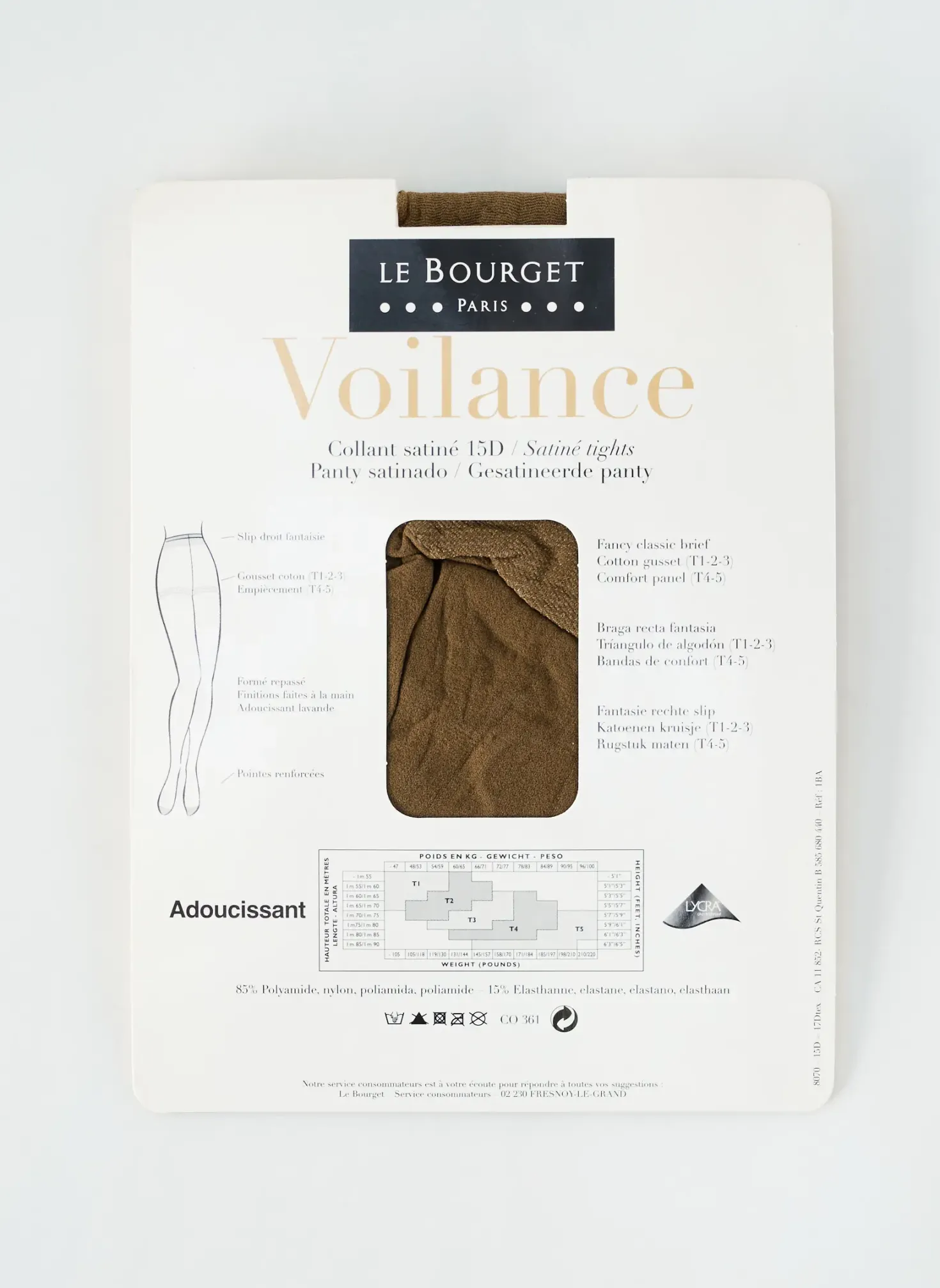 Collants Le Bourget Marron