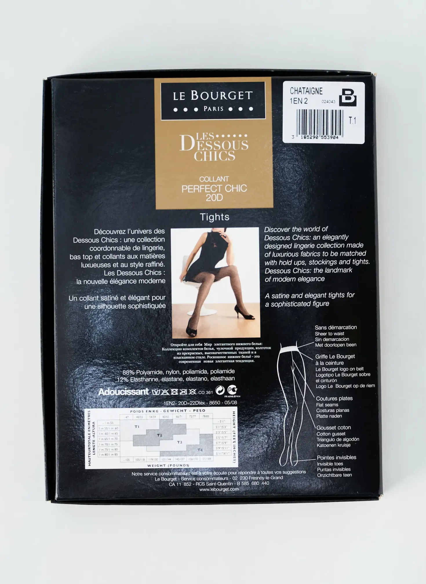 Collants Le Bourget Marron
