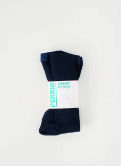 Collants Perrin Bleu