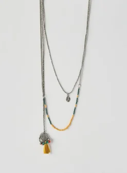 Collier La Fee Maraboutee Jaune