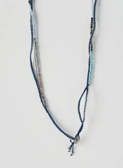 Collier Shan-shan Bleu