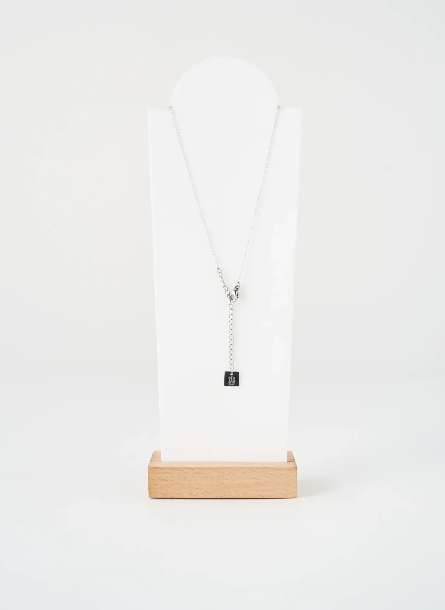 Collier Zag Argent