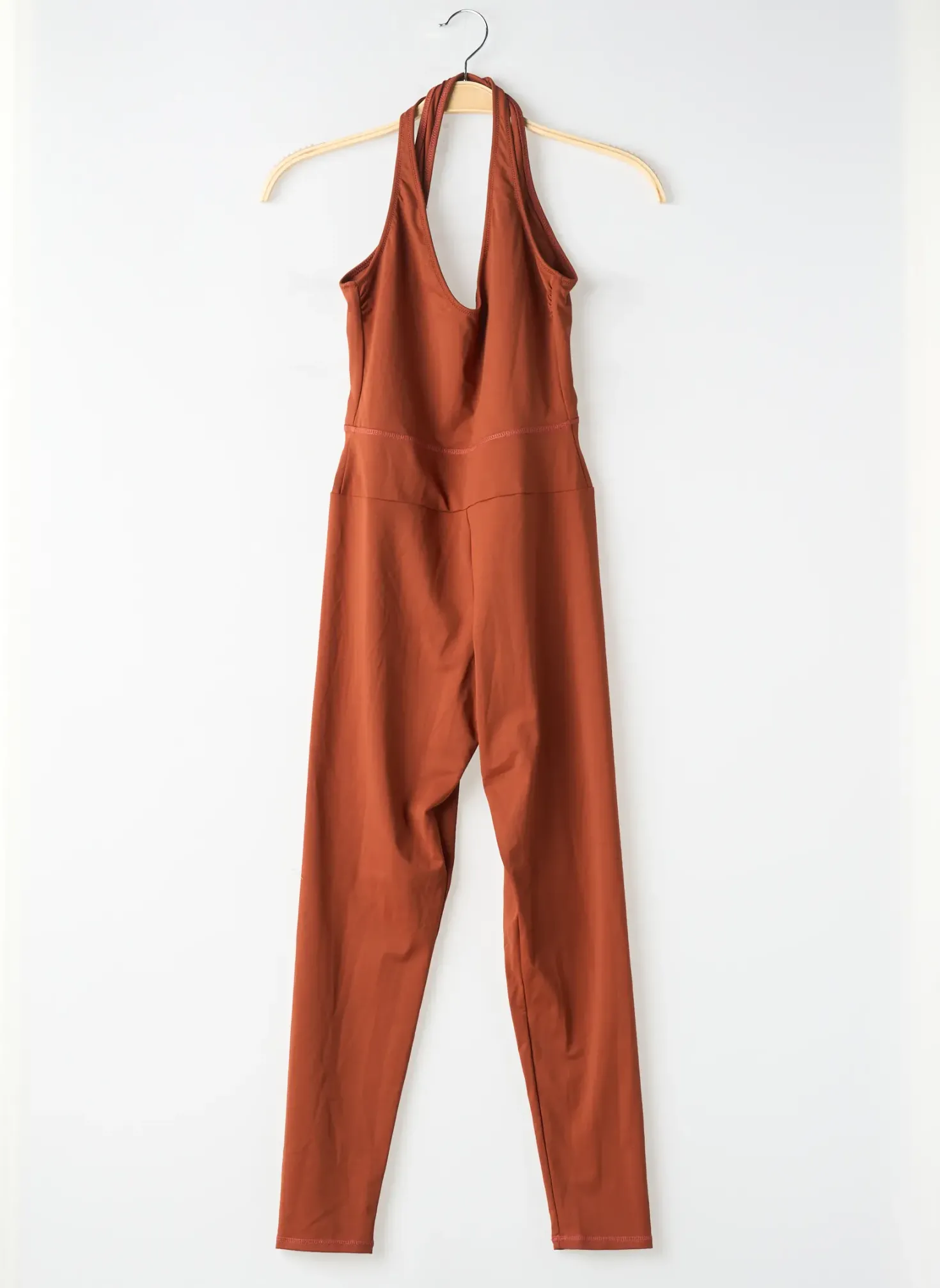 Combi-pantalon Banana Moon Marron Fines Bretelles