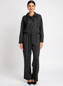 Combi-pantalon Banditas From Marseille Noir Manches Longues