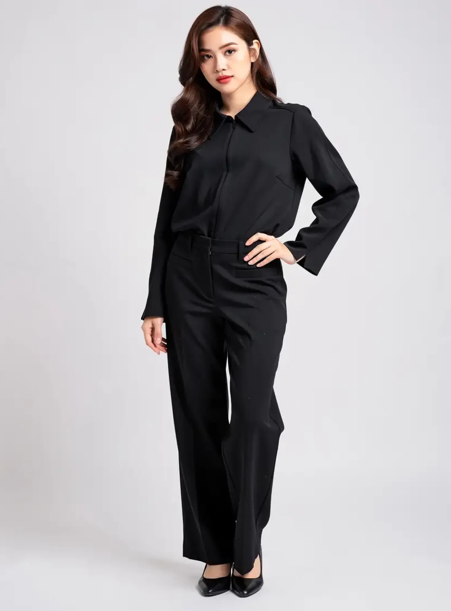 Combi-pantalon Ba&sh Noir Manches Longues