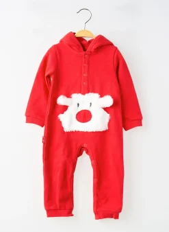 Combi-pantalon Boboli Rouge Manches Longues