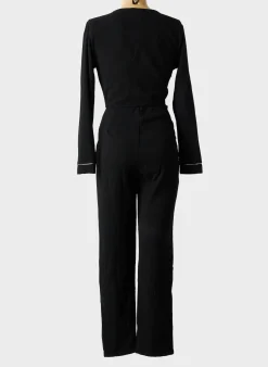 Combi-pantalon Cherry Paris Noir Manches Longues