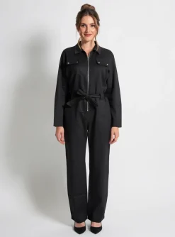 Combi-pantalon Elèsig Noir Manches Longues