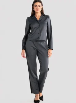 Combi-pantalon Hbt Gris Manches Longues
