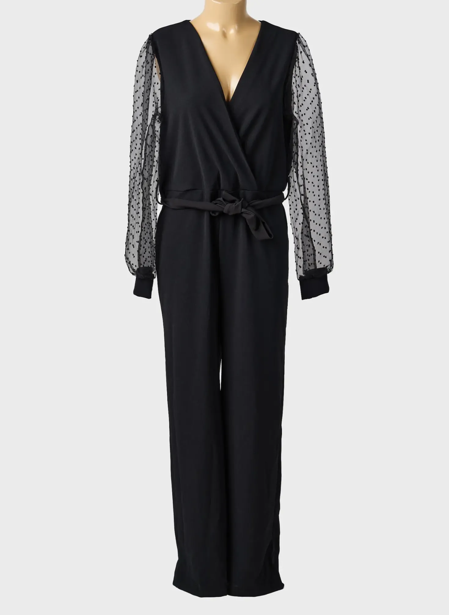 Combi-pantalon Jolifly & Justine Y Noir Manches Longues