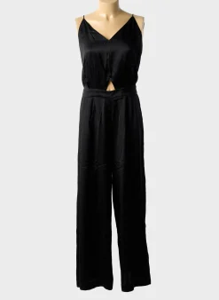 Combi-pantalon Karma Koma Noir Fines Bretelles