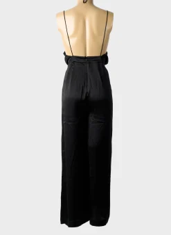 Combi-pantalon Karma Koma Noir Fines Bretelles
