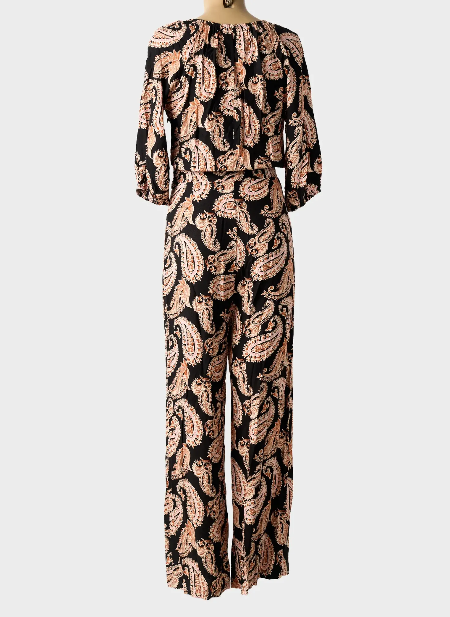 Combi-pantalon La Petite Etoile Noir Manches Longues
