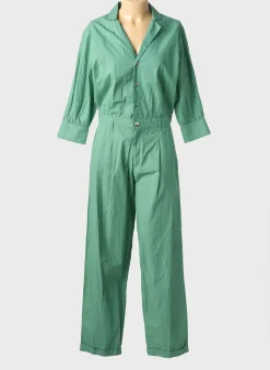 Combi-pantalon Leon & Harper Vert Manches Longues