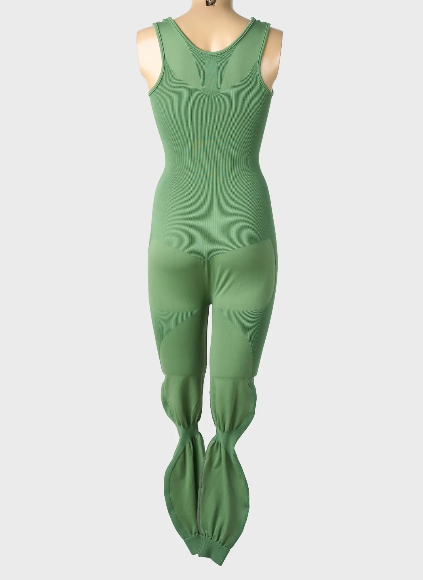 Combi-pantalon Les Poulettes Fitness Vert Sans Manche