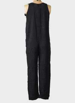 Combi-pantalon Maevy Noir Sans Manche