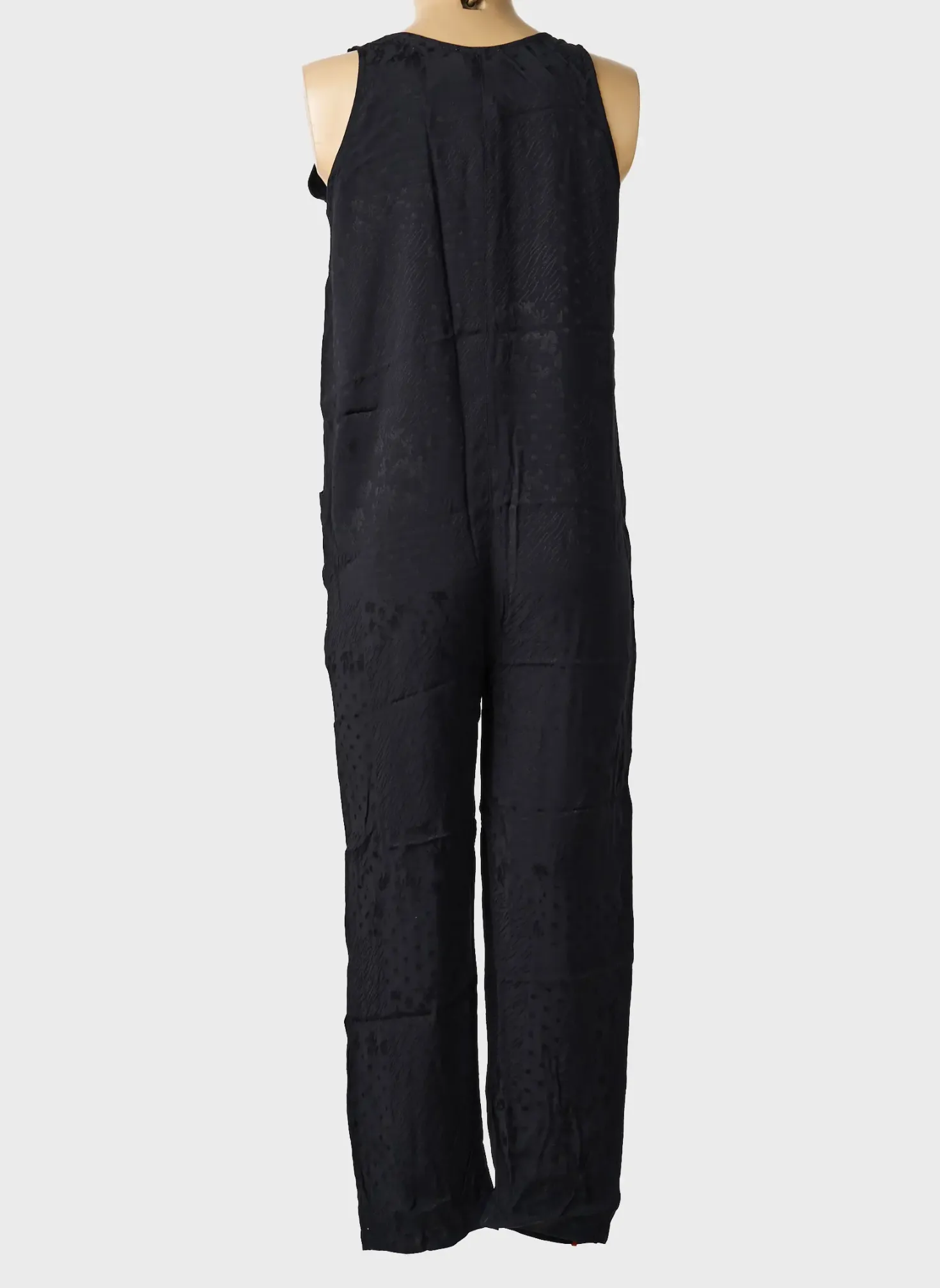 Combi-pantalon Maevy Noir Sans Manche