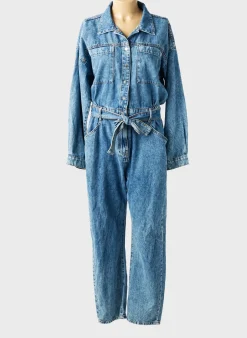 Combi-pantalon Mango Bleu