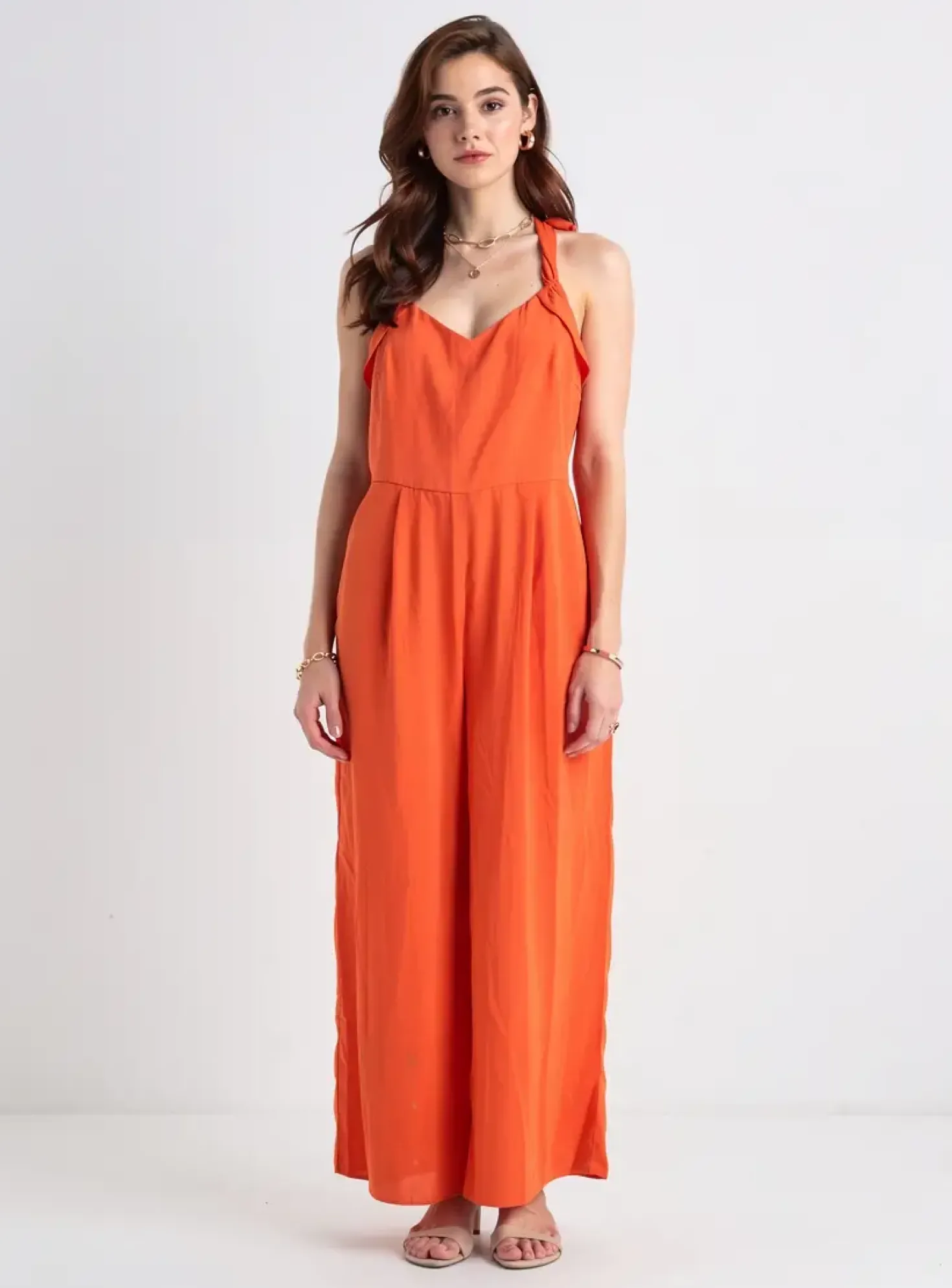 Combi-pantalon Mango Orange