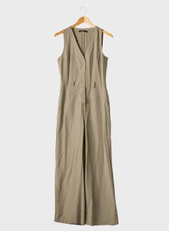 Combi-pantalon Mango Vert