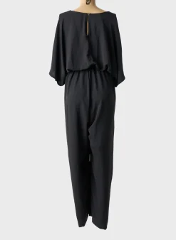 Combi-pantalon Mat. Noir Manches 3/4