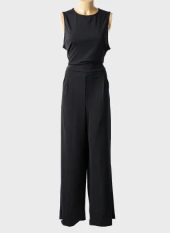 Combi-pantalon Mat. Noir Sans Manche