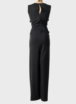 Combi-pantalon Mat. Noir Sans Manche
