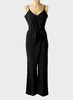 Combi-pantalon Nü Noir Fines Bretelles