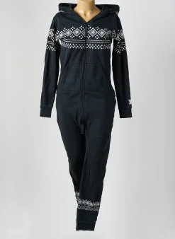 Combi-pantalon Onepiece Noir Manches Longues