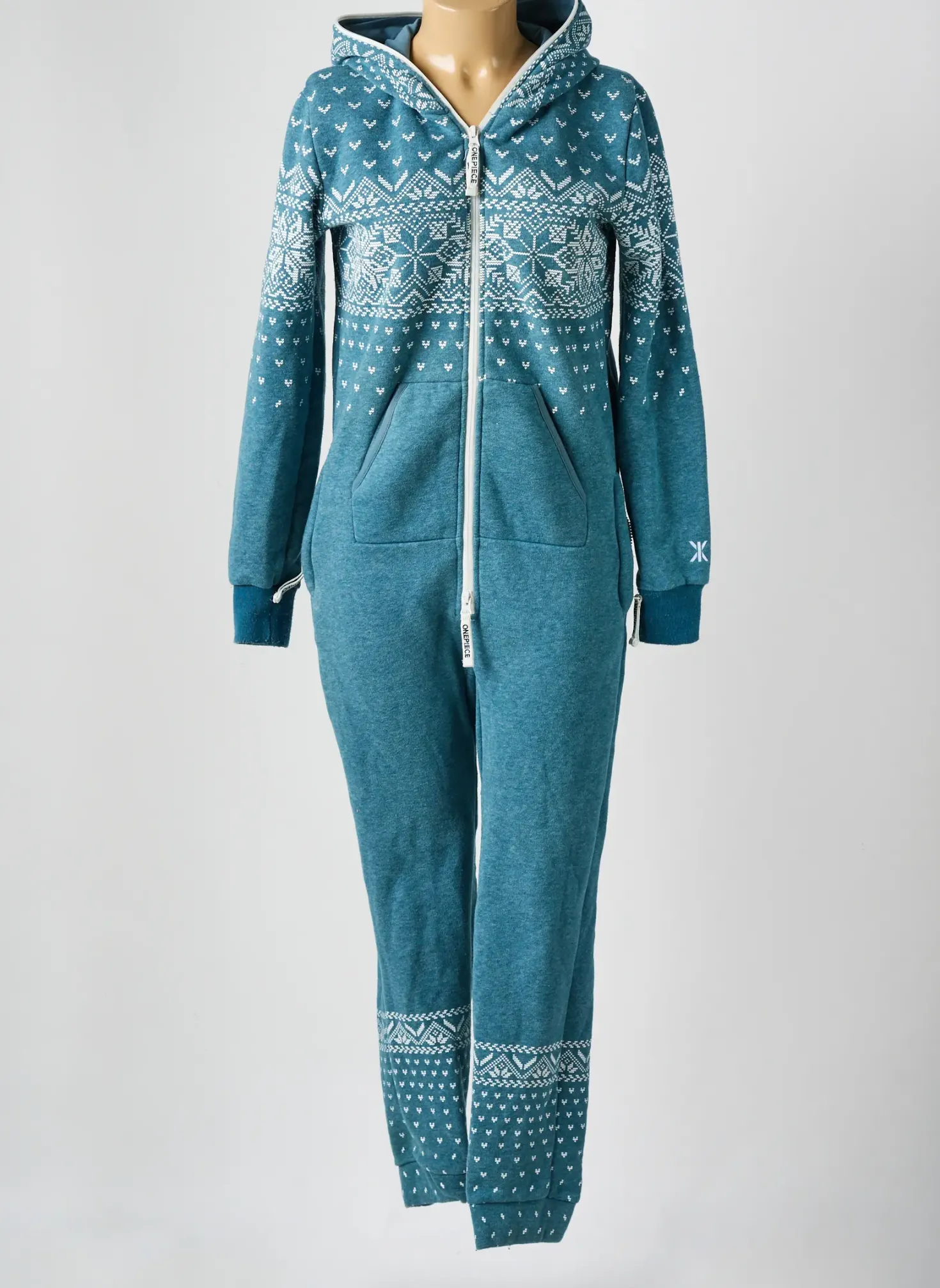 Combi-pantalon Onepiece Vert Manches Longues