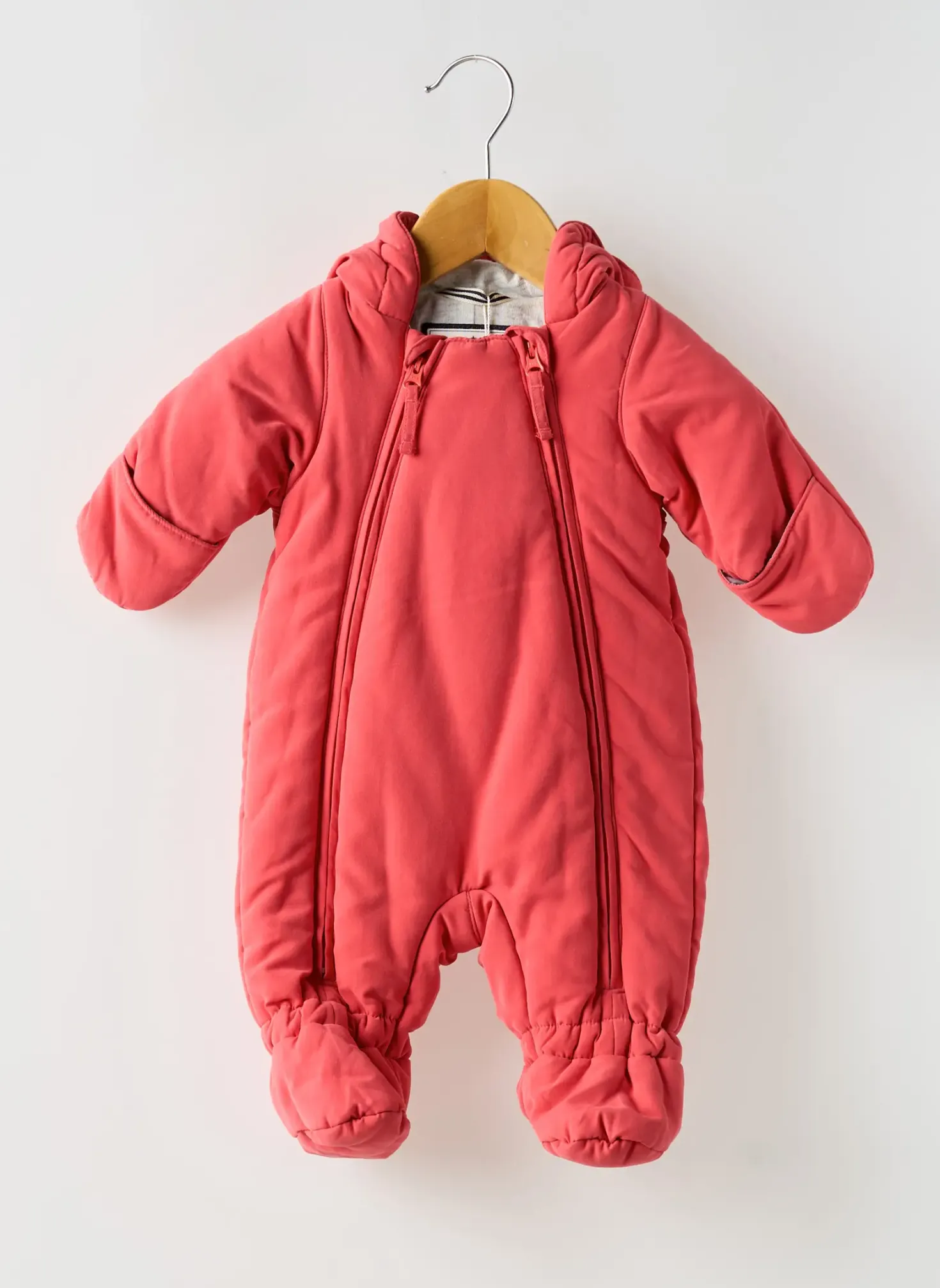 Combi-pantalon Petit Bateau Rose Manches Longues