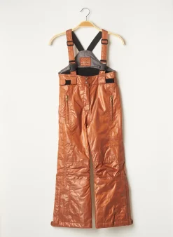 Combi-pantalon Poivre Blanc Marron Fines Bretelles
