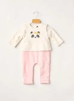 Combi-pantalon 3 Pommes Rose