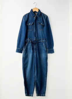 Combi-pantalon Ralph Lauren Bleu Manches Longues
