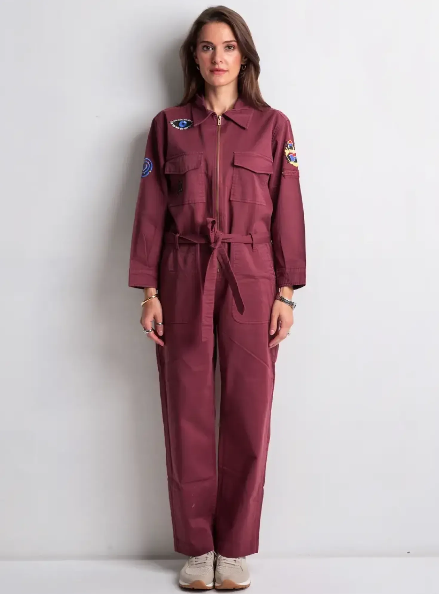 Combi-pantalon Rose Garden Violet Manches Longues