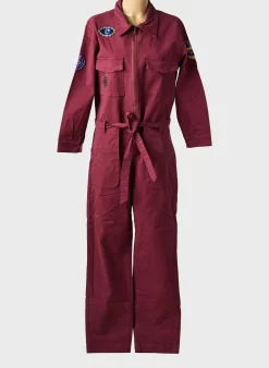 Combi-pantalon Rose Garden Violet Manches Longues