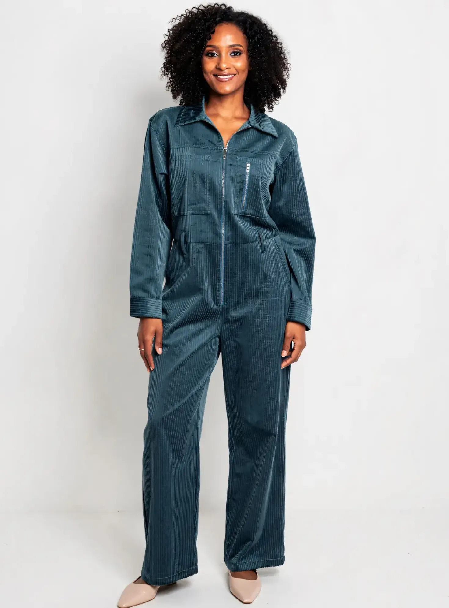Combi-pantalon Rue Mazarine Bleu Manches Longues