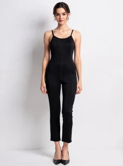 Combi-pantalon Sans Marque Noir Sans Manche