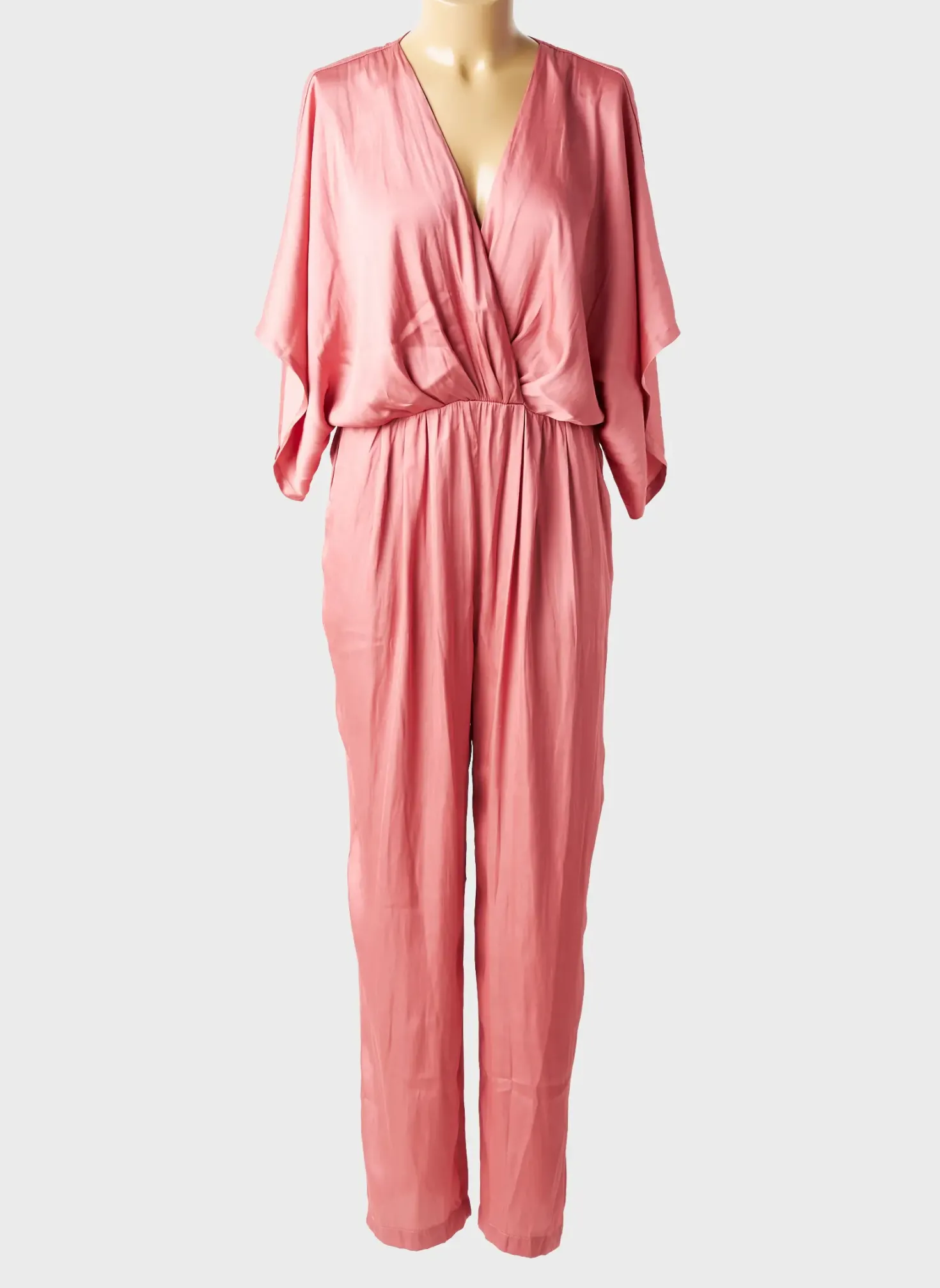 Combi-pantalon See U Soon Rose Manches Courtes