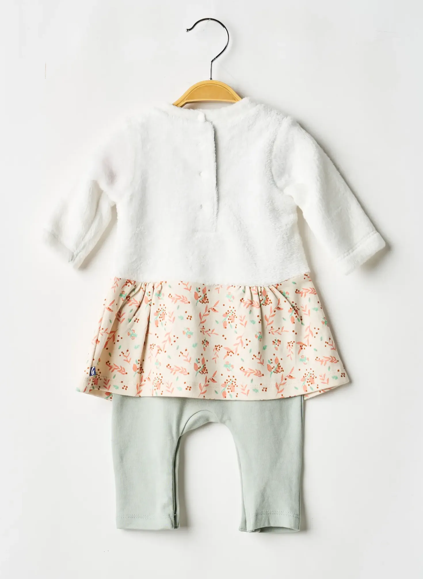 Combi-pantalon Sucre D'orge Blanc Manches Longues