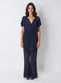 Combi-pantalon Tiffosi Bleu Manches Courtes