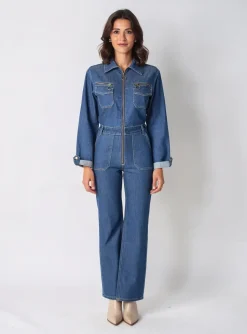 Combi-pantalon Toxik3 Bleu Manches Longues