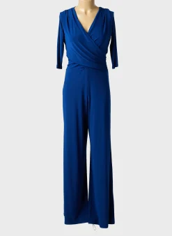 Combi-pantalon Waipaï Bleu Manches 3/4