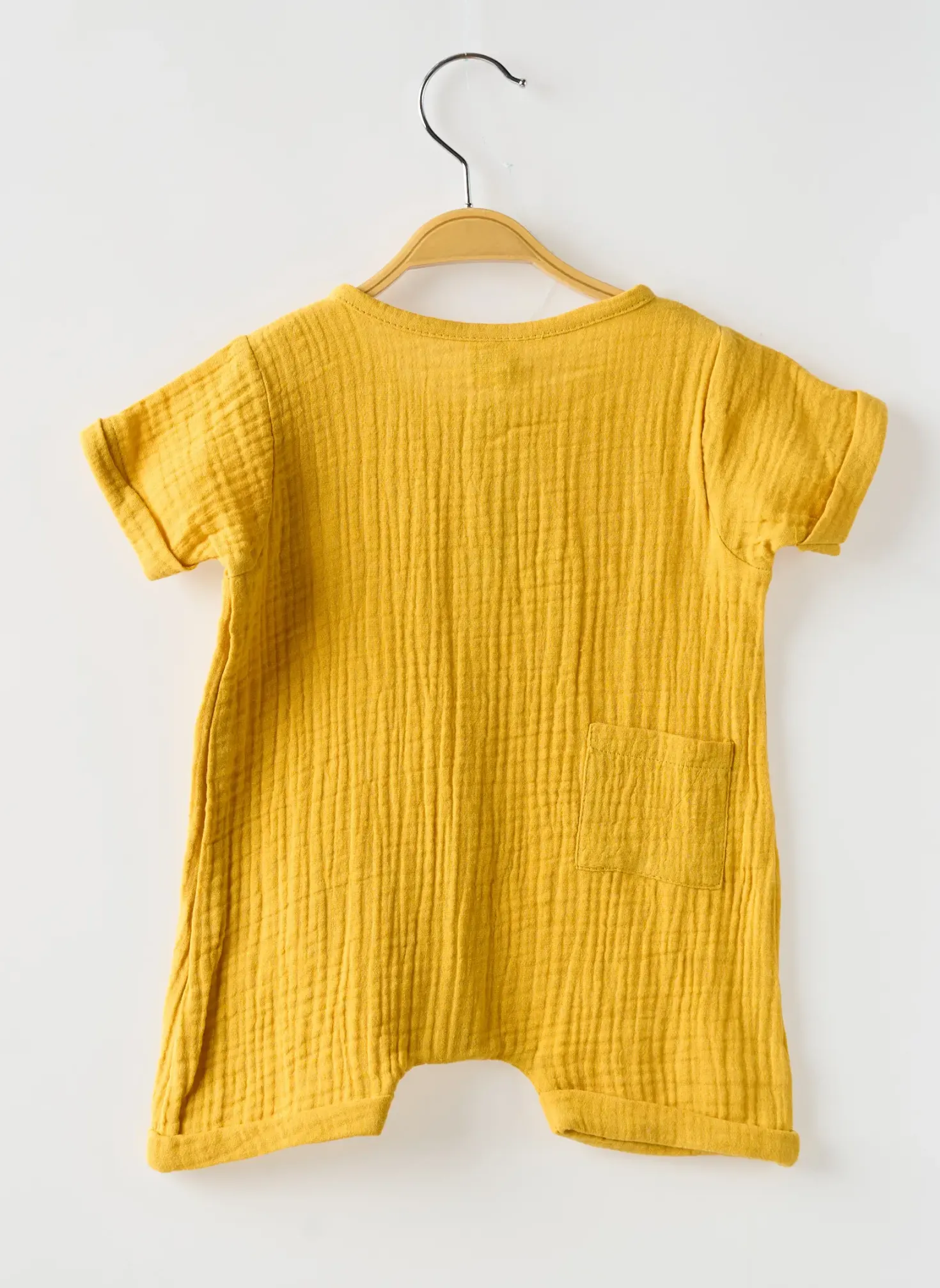 Combishort Bb And Co Jaune Manches Courtes