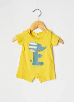 Combishort Boboli Jaune Manches Courtes