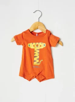 Combishort Boboli Orange Manches Courtes