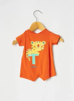 Combishort Boboli Orange Manches Courtes