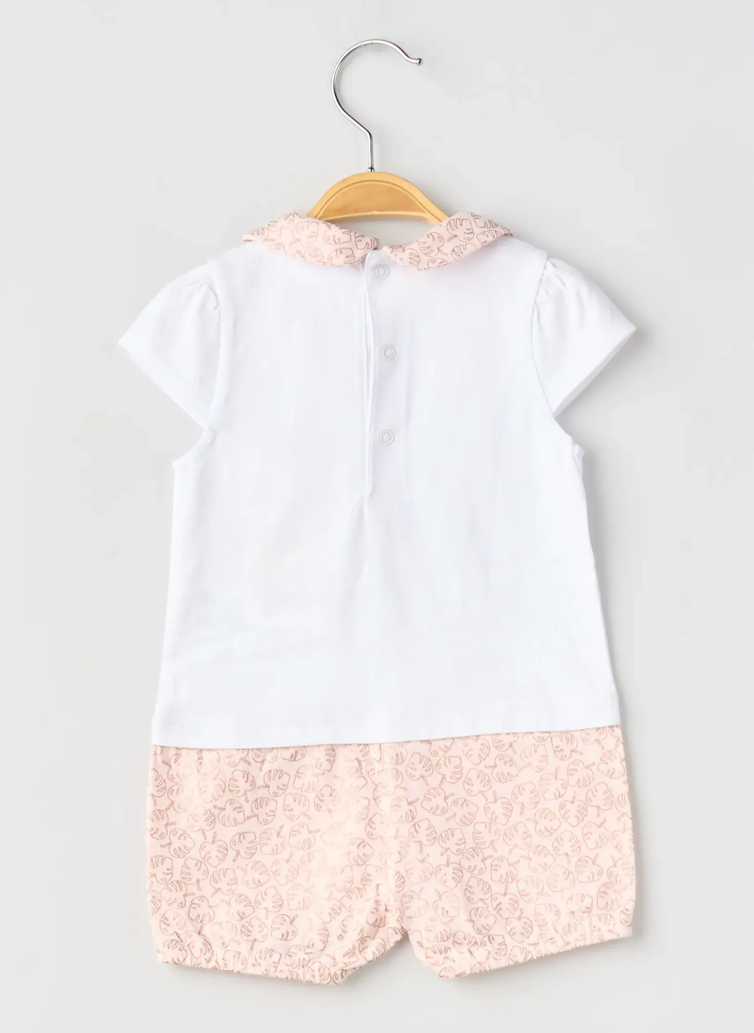 Combishort Carrement Beau Rose Manches Courtes