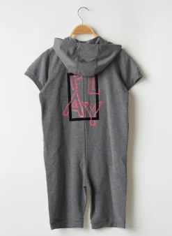 Combishort Chillaround Gris Manches Courtes
