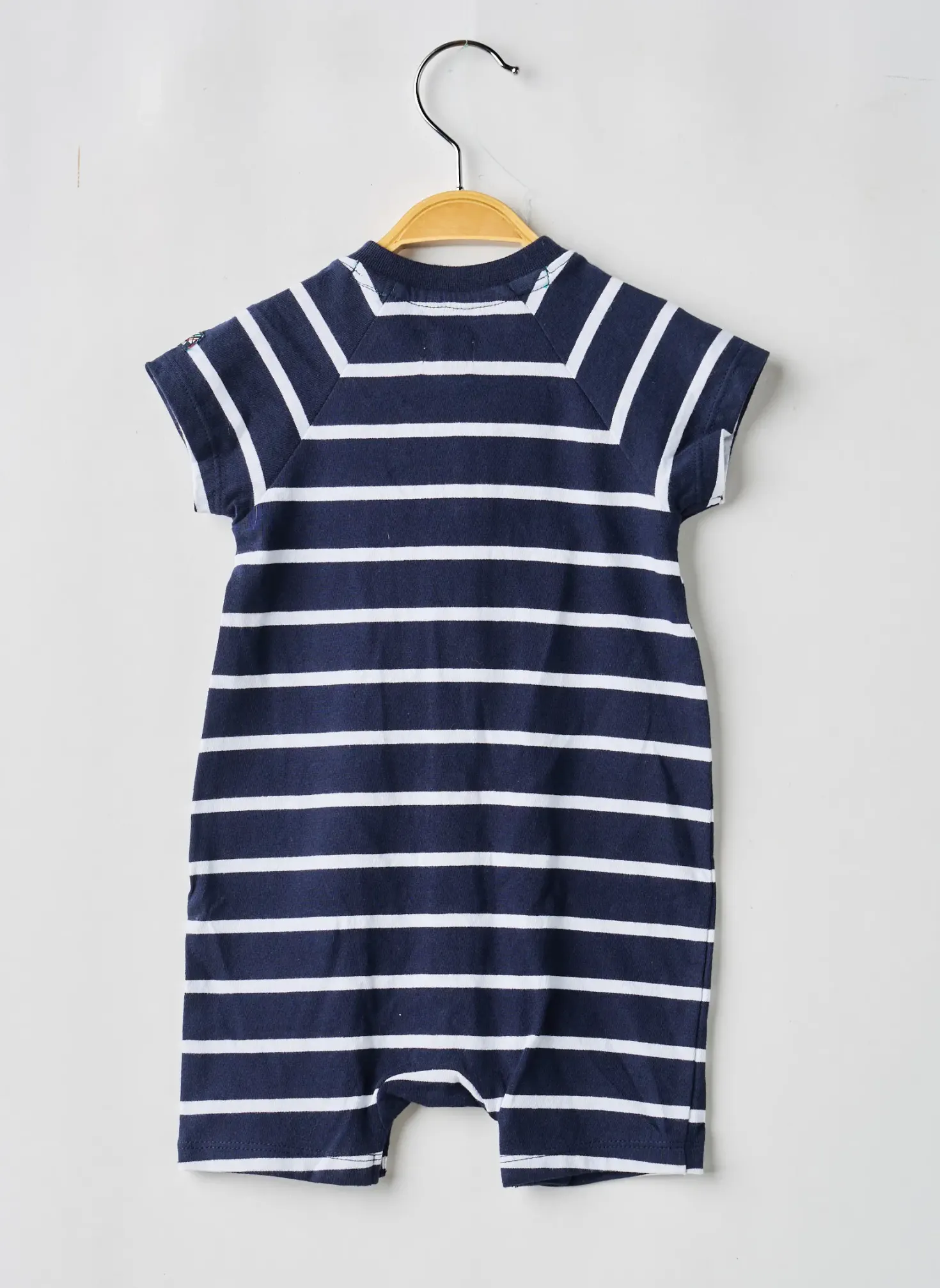 Combishort Elle Est Ou La Mer Bleu Manches Courtes